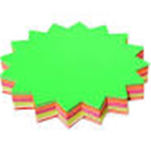 Stars Fluoro Brenex 155mm pack 60 Assorted Colours